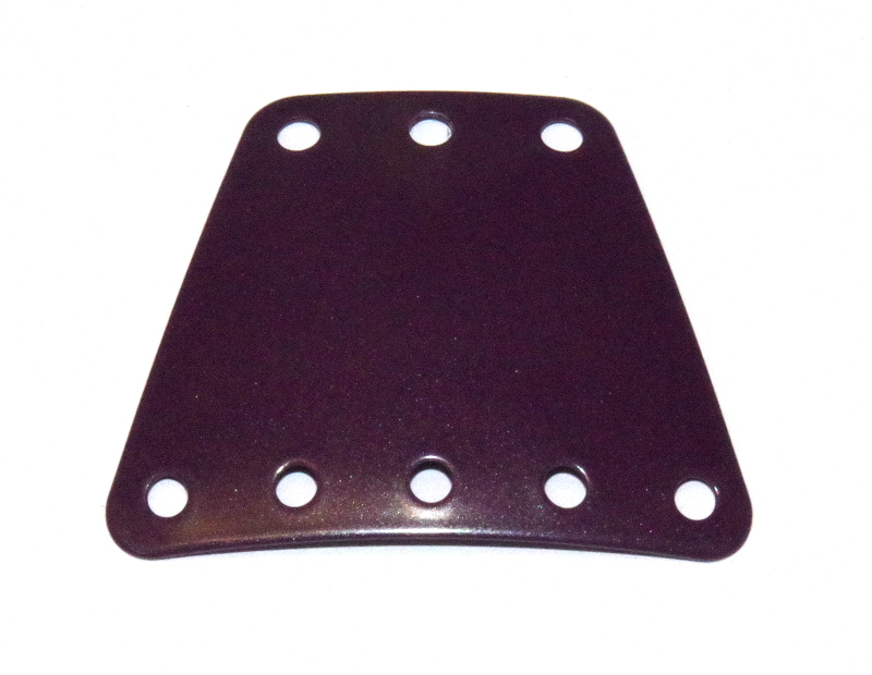 B970 Isosceles Trapezoidal Cupped Plate 5x3 Purple Original