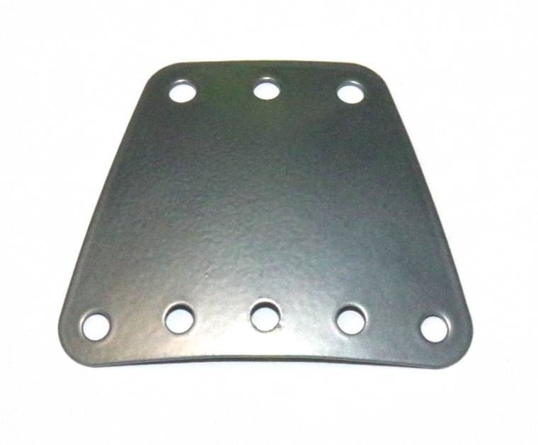 B970 Isosceles Trapezoidal Cupped Plate 5x3 Silver Original