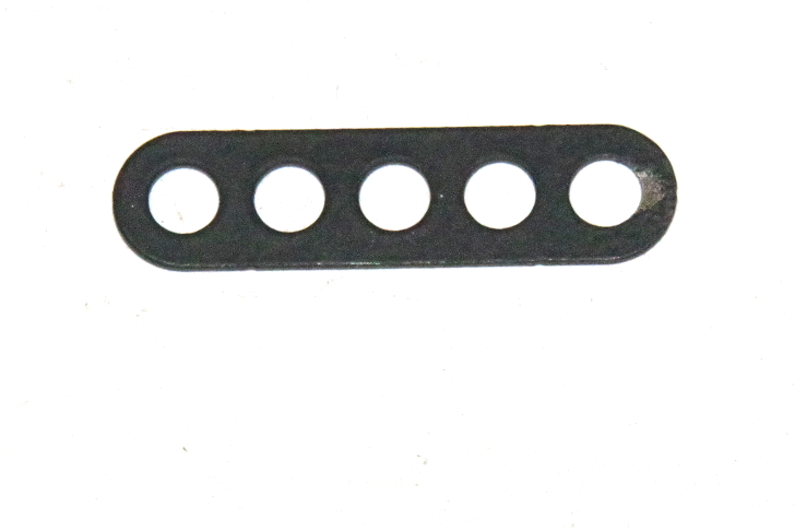 C768 Narrow Connector Strip 5 Hole 1 3/8'' Black Original