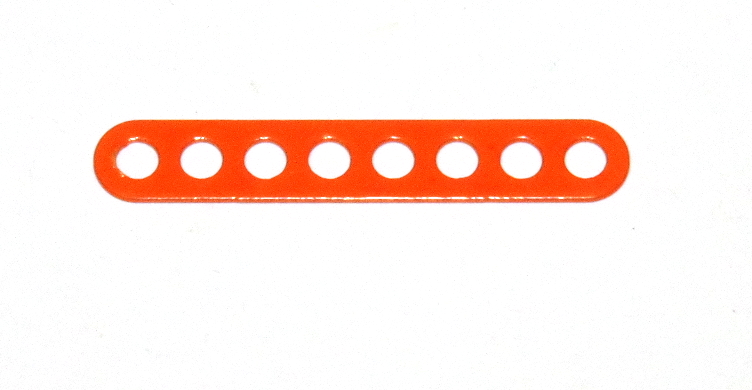 C770 Narrow Connector Strip 8 Hole 2 1/8'' Orange Original