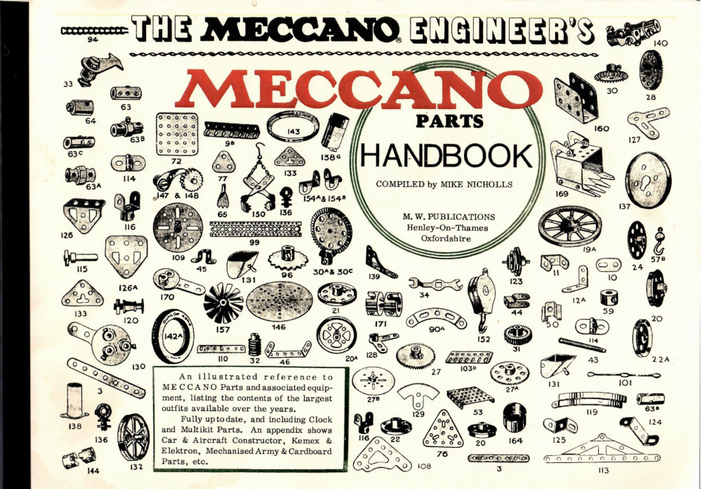 Meccano Parts Handbook - Mike Nicholls